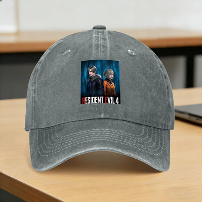 Washed Baseball Cap Leon and Ashley Residents Evils