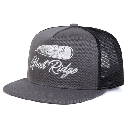 Unisex GHOST RIDGE Letter Embroidery Hip-hop Net Hats Baseball Caps Sunscreen Hat Cap Snapback Caps