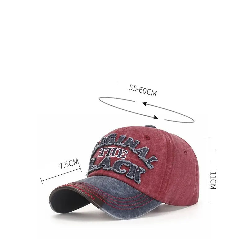 New Cotton Coated Outdoor Sports Wash Baseball Cap