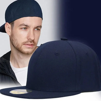 High Quality Baseball Cap Man Fitted Closed Full Cap Mesh Cap Outdoor Breathable Sports Cotton Sun Male