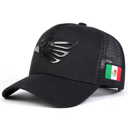 Unisex Mexican Eagle Label Baseball Net Cap