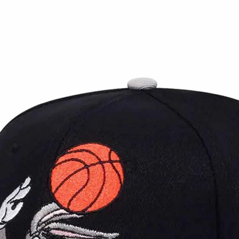 Unisex Rabbits Playing Basketball Embroidery Hip-hop Hats Spring Autumn Outdoorat