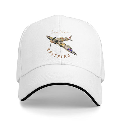 Spitfire Supermarine RAF Fighter Aircraft Outdoor Sport Baseball Cap