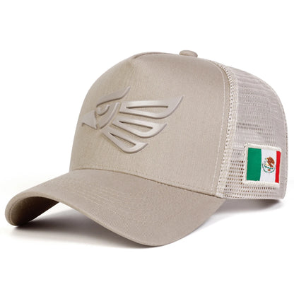 Unisex Mexican Eagle Label Baseball Caps
