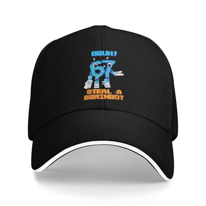 Meme 67 Six Seven 6 7 Steal a Brainrot Los 67 Baseball Caps