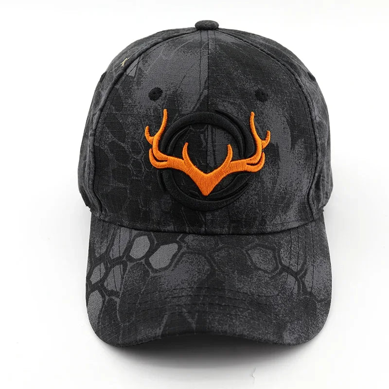 Deer Hunting Camouflage Hats  Fishing Baseball Cap Embroidered Man Women