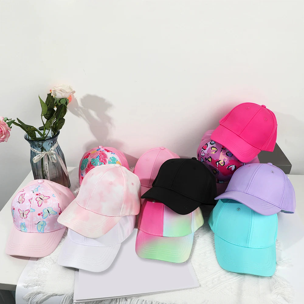 Fashion Kids Baseball Cap For Girls Boys Sun Hat Children