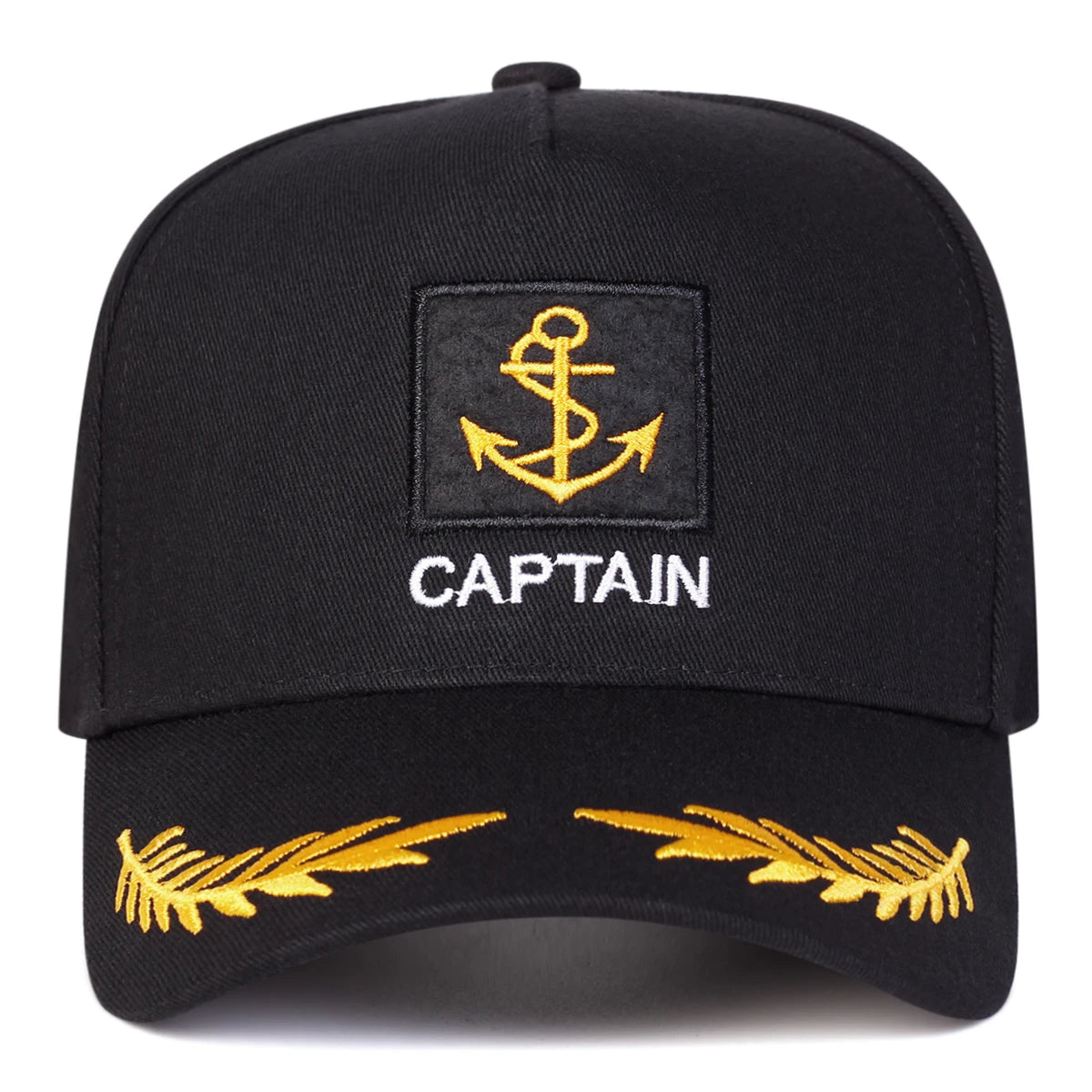 Unisex CAPTAIN Circle Embroidery Baseball Caps Spring Autumn