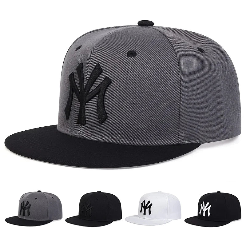 Unisex Letter Embroidery Hip-hop Hats Snapback Cap Baseball Caps Sunscreen Hat Sports Cap