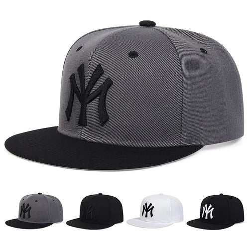 Unisex Letter Embroidery Hip-hop Hats Snapback Cap Baseball Caps Sunscreen Hat Sports Cap