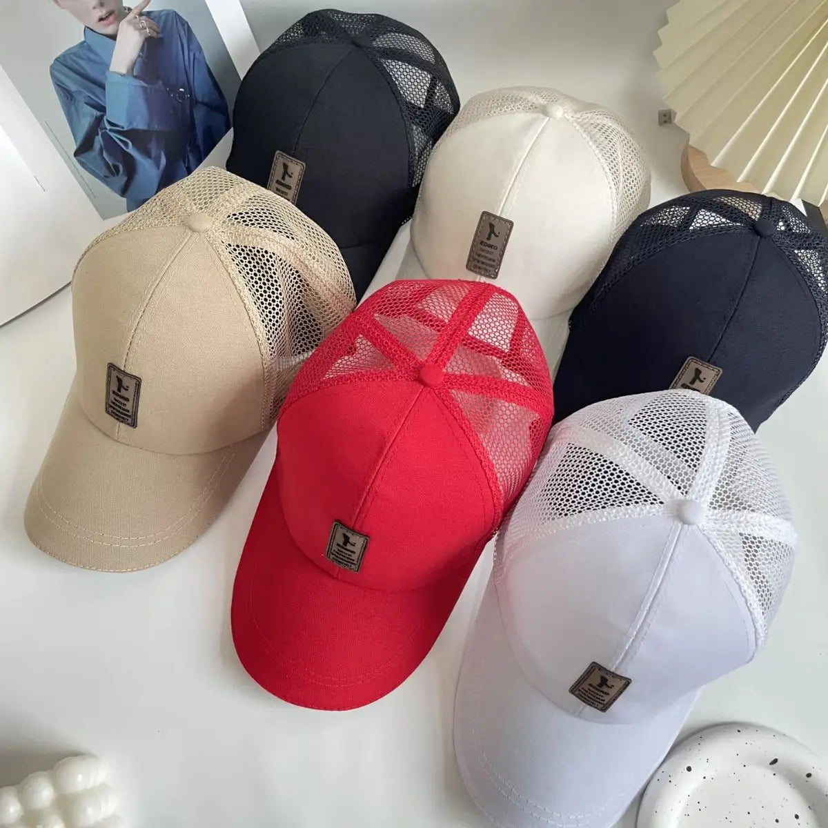 Breathable Mesh Quick Drying Baseball Cap Sunscreen Sun Hat Women Men