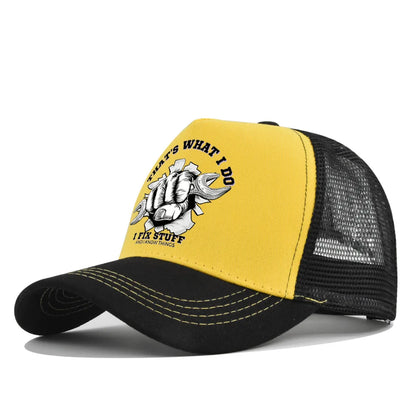 New Fashion Spring Summer Printed Mesh Breathable Baseball Cap