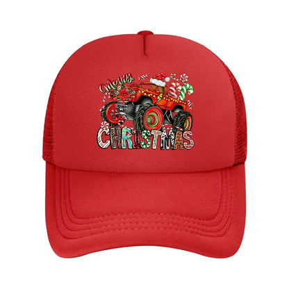 Christmas Monster 2026 Mesh Baseball Cap