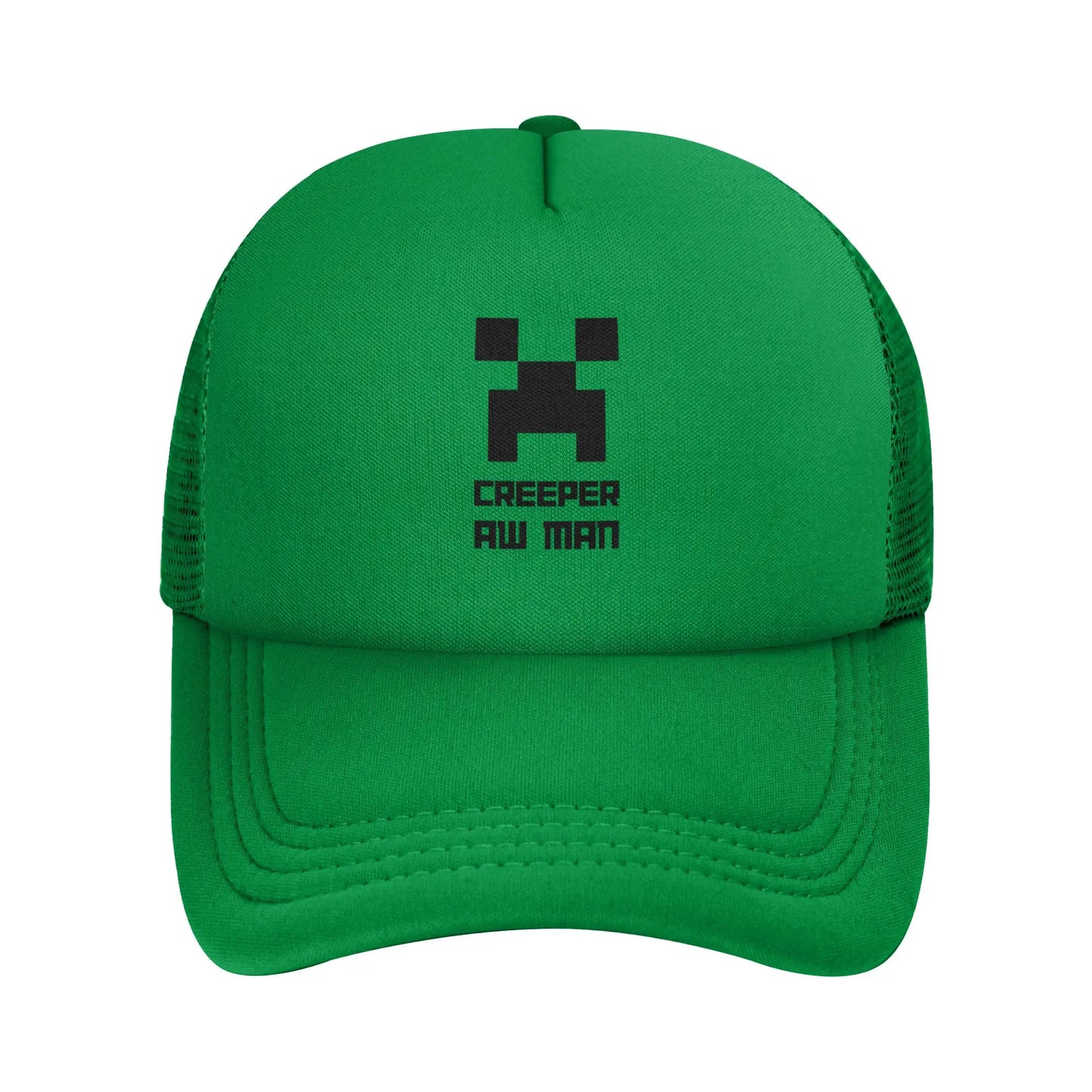 Unisex Creepers mob sticker Trucker Cap Mesh Baseball Cap
