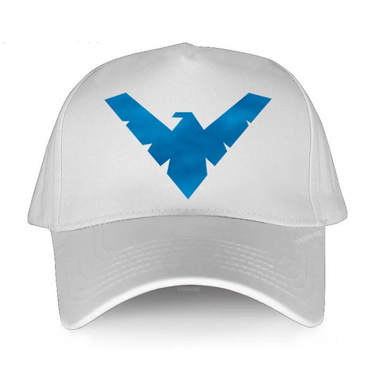 Nightwing-Batman Geïnspireerd Logo Embleem Robin Gray Teens Baseball Cap