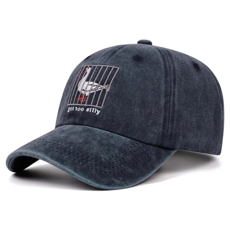 Baseball Cap Silly Goose Retro Visor Cap