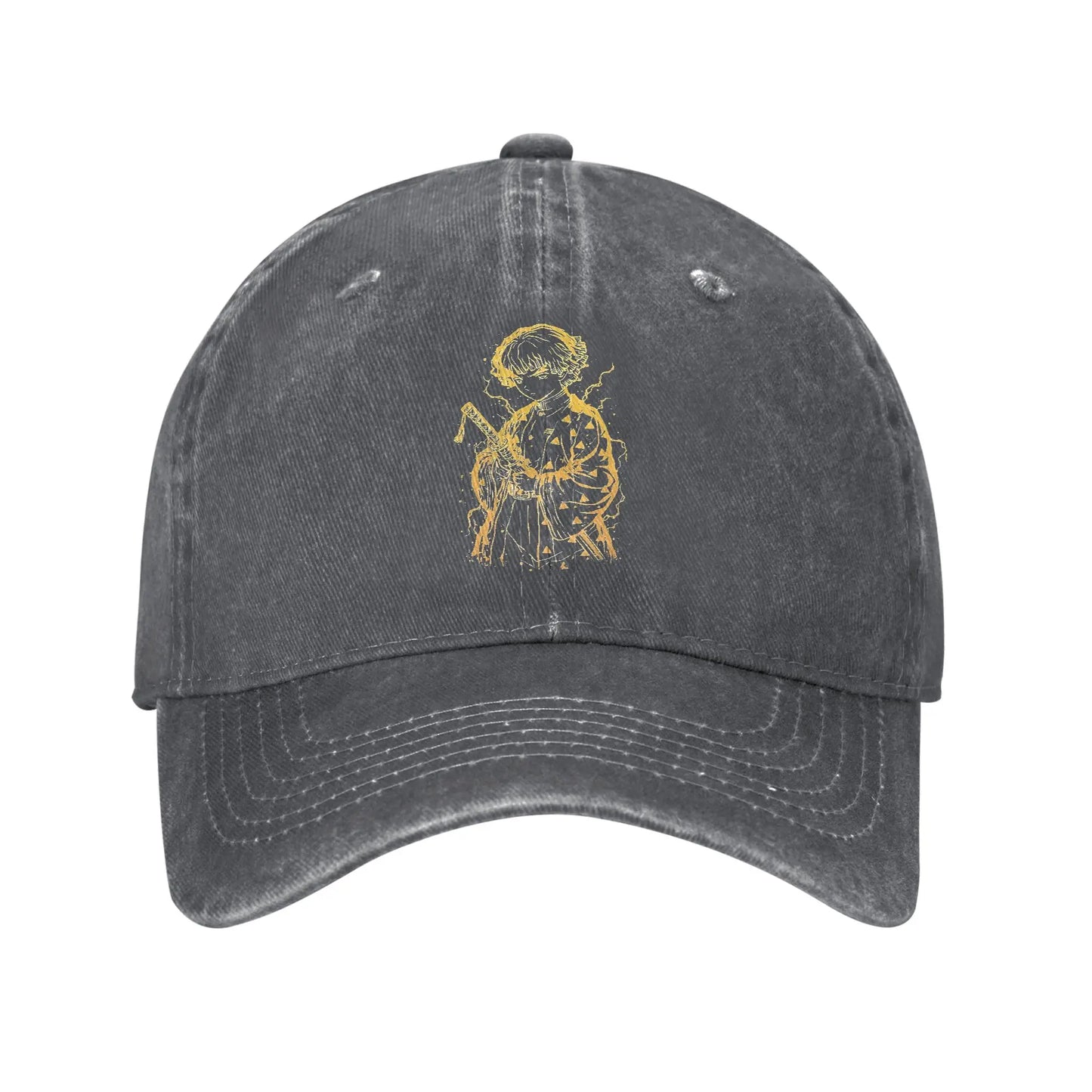 Thunder Lines Baseball Caps Peaked Cap Demon Slayer