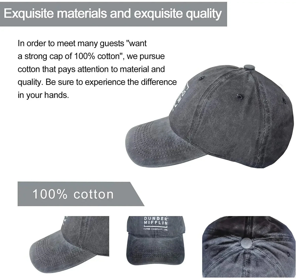 Boston Terrier Washed Baseball Cap