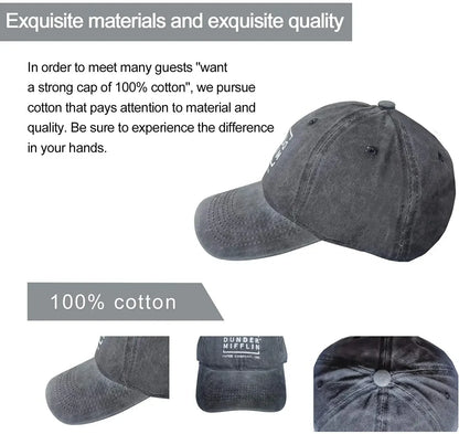 Boston Terrier Washed Baseball Cap