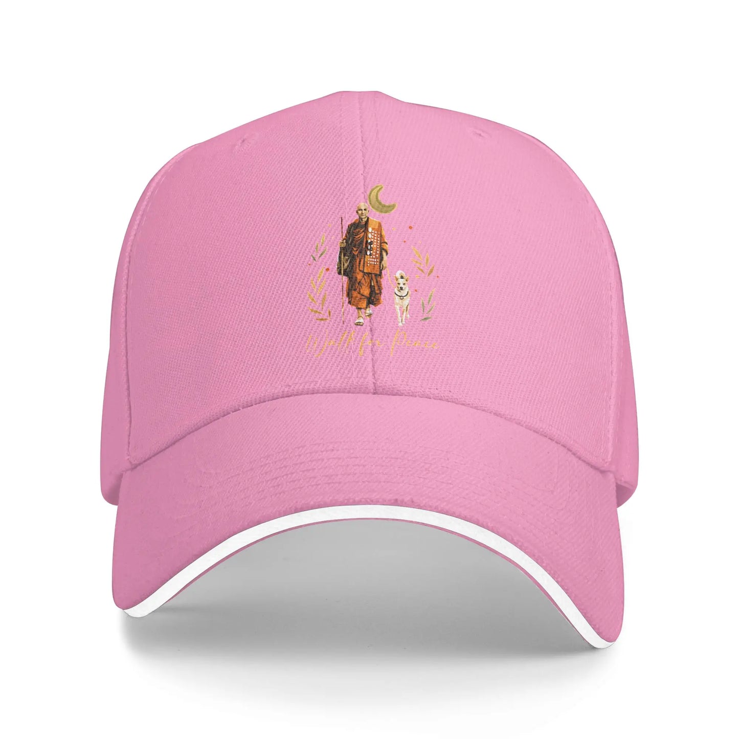 Buddhist Monks Walk For Peace Aloka Dog Casual Baseball Cap