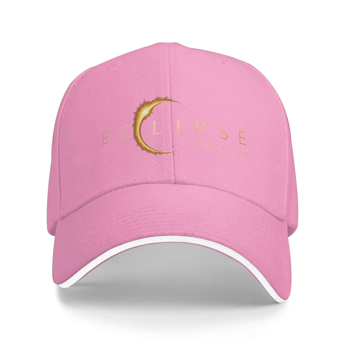 Spain Total Solar Eclipse 2026 Sandwich Baseball Caps