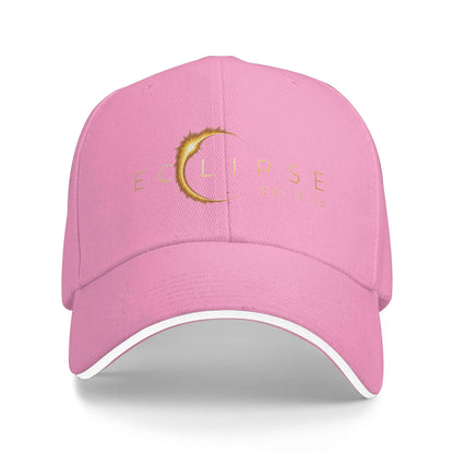 Spain Total Solar Eclipse 2026 Sandwich Baseball Caps
