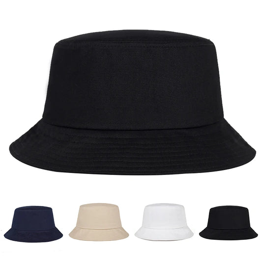 Unisex Solid Color Light Plate Personality Bucket Hats