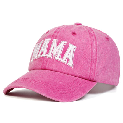Unisex Parent Child Embroidery Wash Baseball Caps