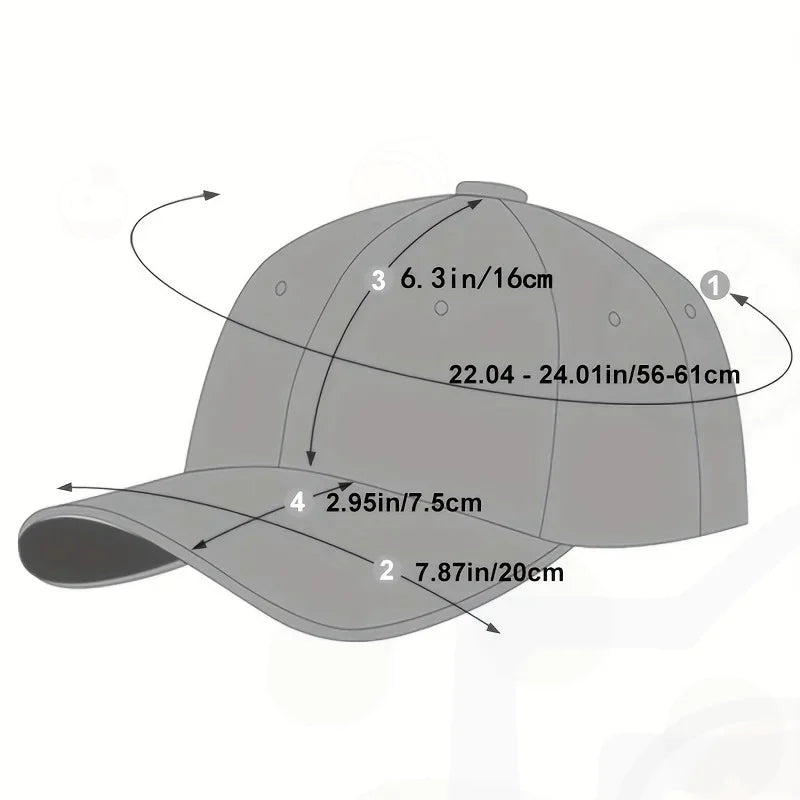 Unisex Baseball Cap Fashion For Men Women's
