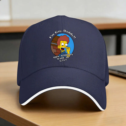 Casual Baseball Cap I Am Gay, Daddy Hiking Fishing Hip Hop Hats Baseball Caps