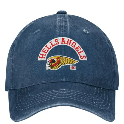 H-Helles Casual Baseball Cap Popular Logo A-Angeles Outdoor Sports Baseball Caps Men Women