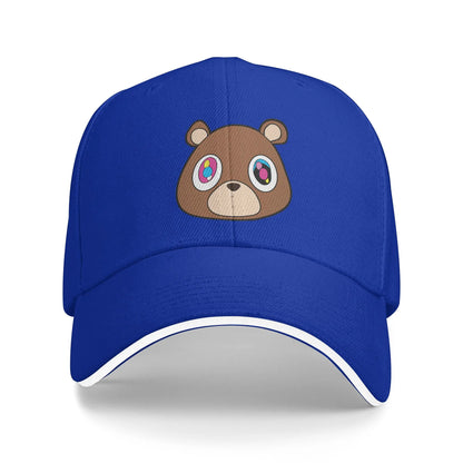 Custom Classic Kanyes Bear Wests Singer Baseball Cap