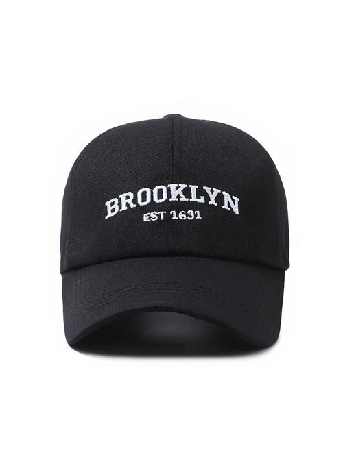 Letter Embroidered Baseball Cap Unisex Couple Baseball Cap