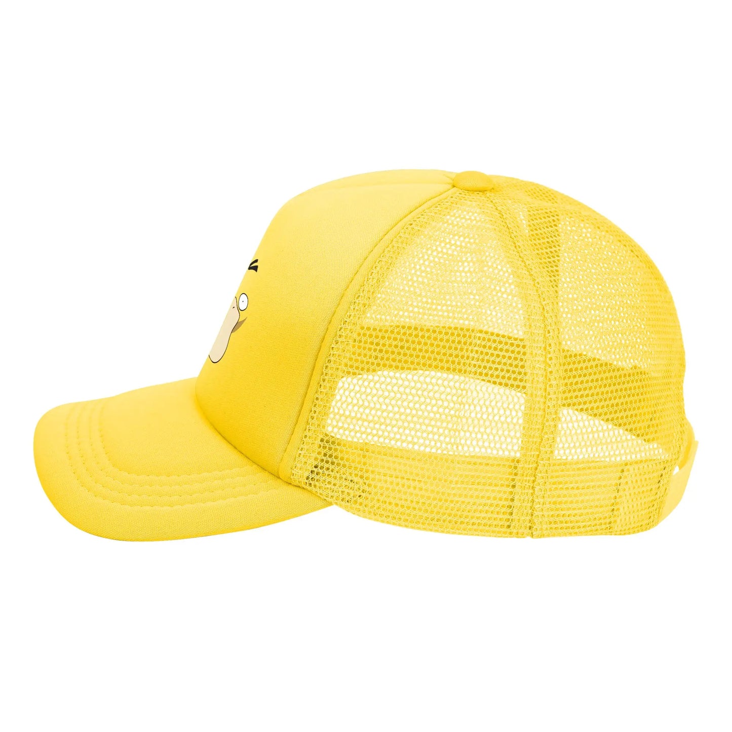 Pokemoned Yellow Duck Psyduck Trucker Caps Mesh Baseball Cap