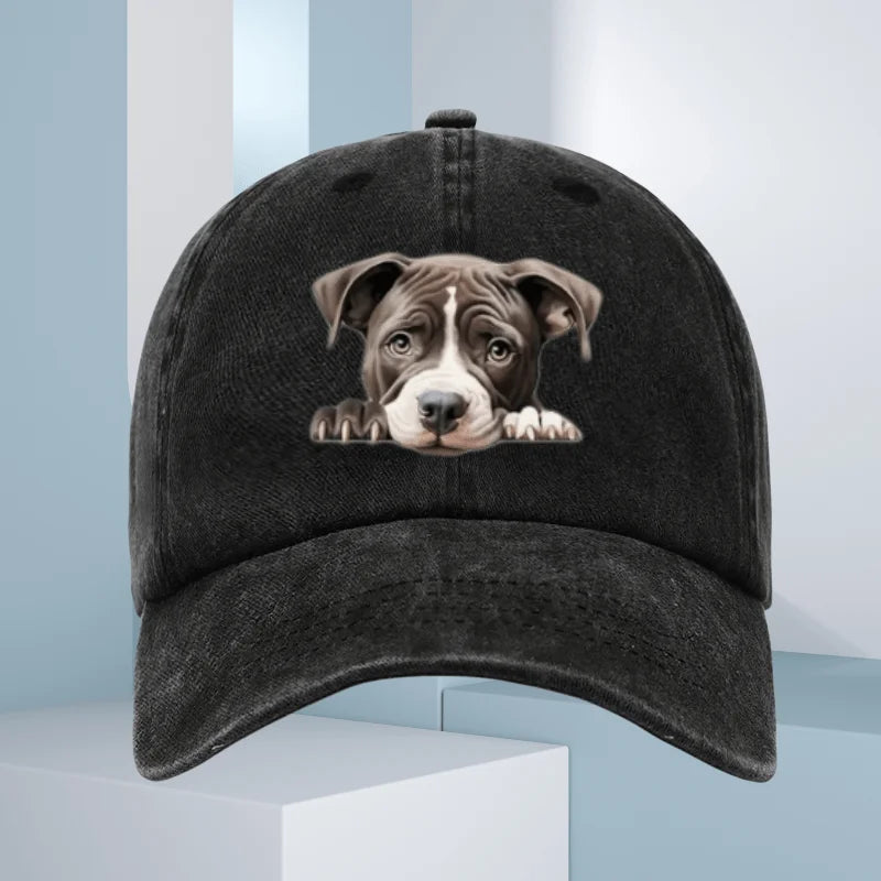 Cute Dog Printed Baseball Cap