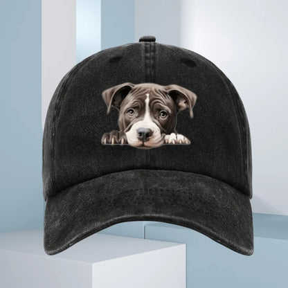 Cute Dog Printed Baseball Cap