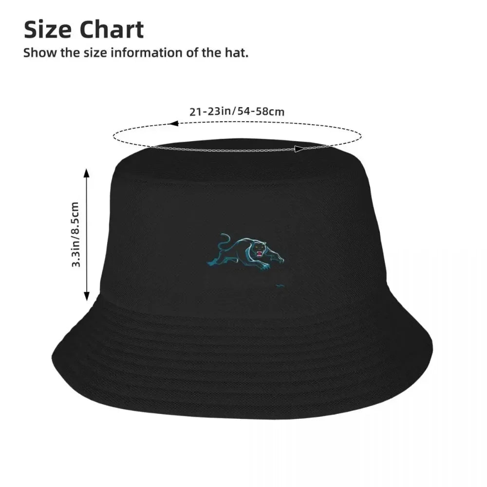 Penrith Panthers NRL Bucket Hat Christmas Hats Big Size Hat dad hat Thermal Visor Caps For Women Men's