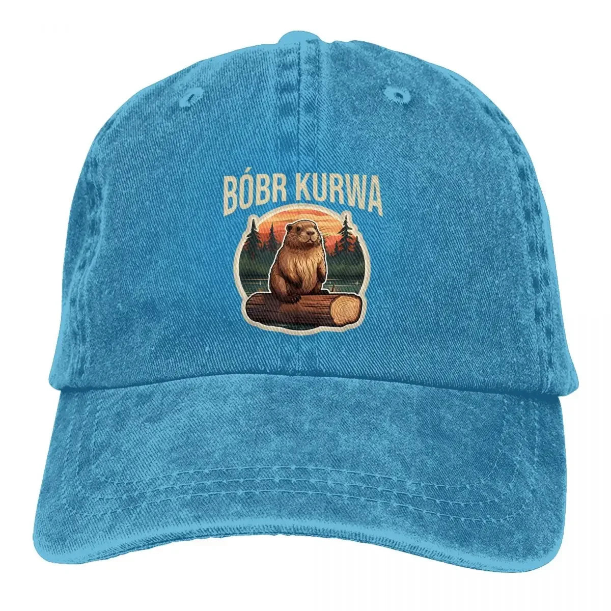 Bobr Kurwa Bober Beaver Bobr Baseball Cap Vintage Baseball Hats Men