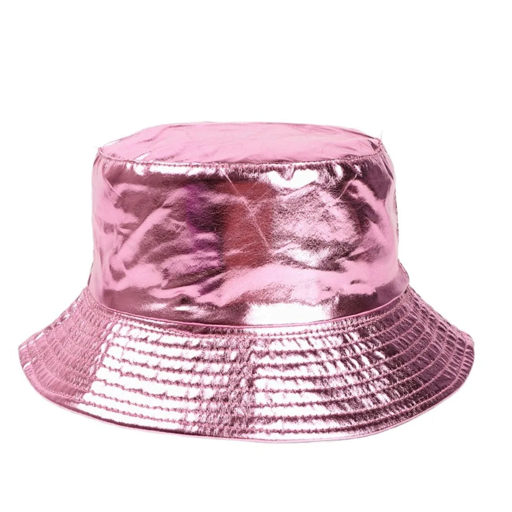 Fashion Solid Color Fisherman Hat Reversible Harajuku Bucket Cap