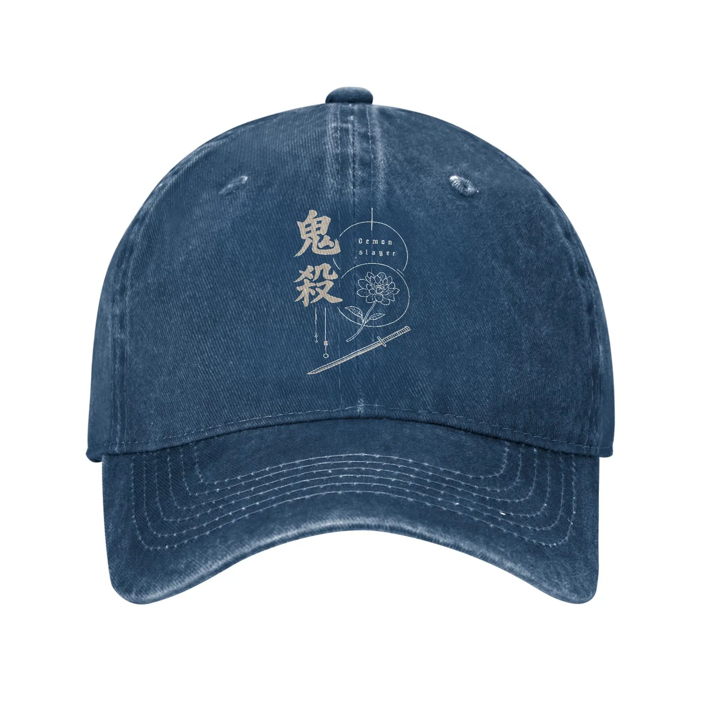 Pure Color Dad Hats Inspired Women's Hat Sun Visor Baseball Caps Demon Slayer