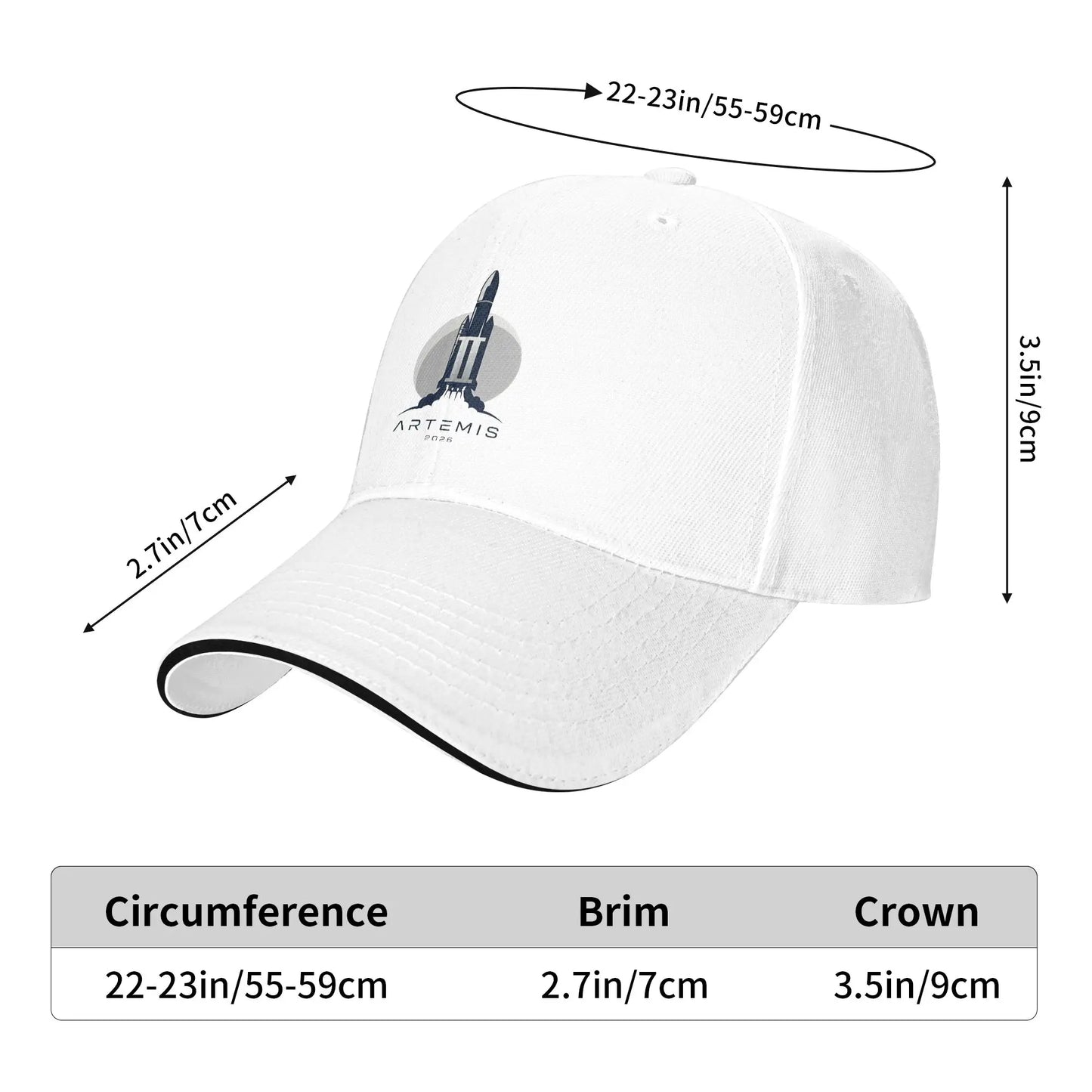 Artemis II Back to the Moon 2026 Baseball Cap