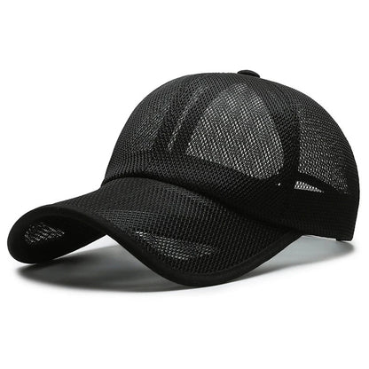 Sports Sunscreen Breathable Mesh Baseball Cap Openwork Brim Sunhat