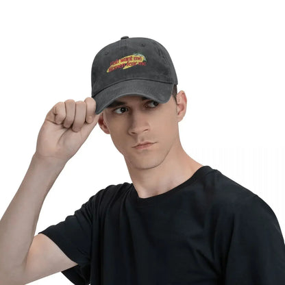 Fish Want Me Women Fear Me Baseball Cap Fashion Distressed Cotton Sun Cap