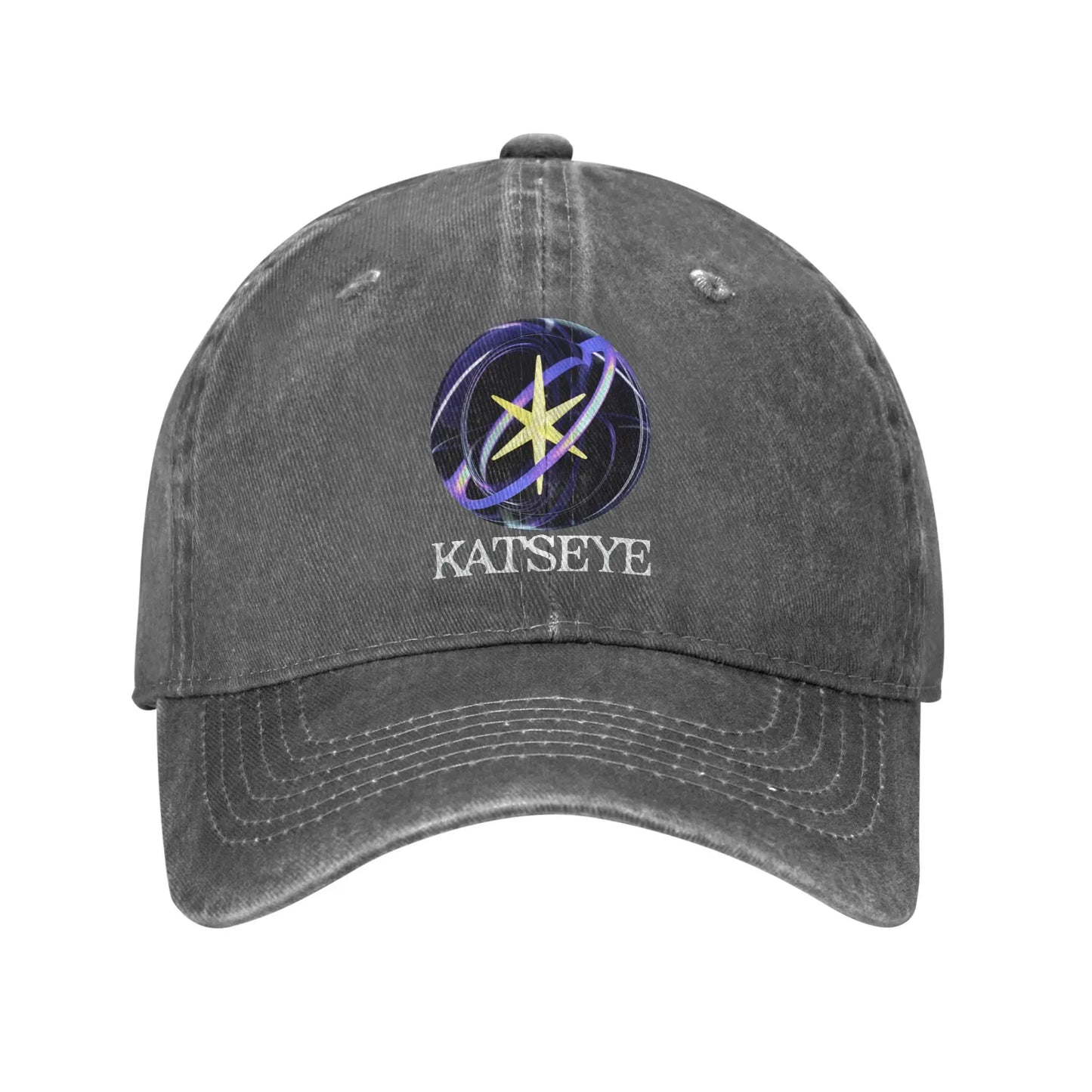 Washed Baseball Cap Katseye Cover Logo Summer Hip Hop Hats For Female Male