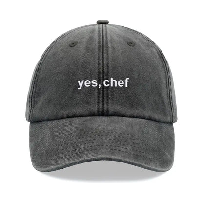 "yes, Chef" Printing Baseball Cap