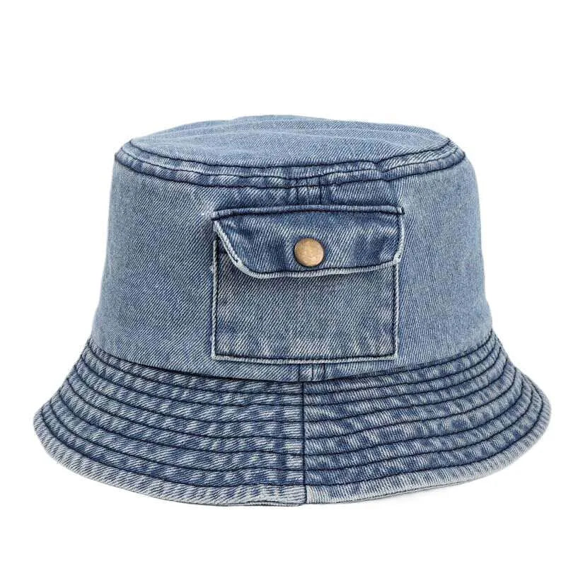 Cotton Men Women Spring And Summer Bucket Hats Caps Womens