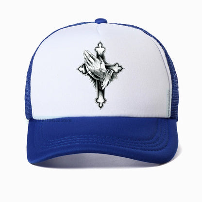 Christian Prayer Jesus Mesh Baseball Cap