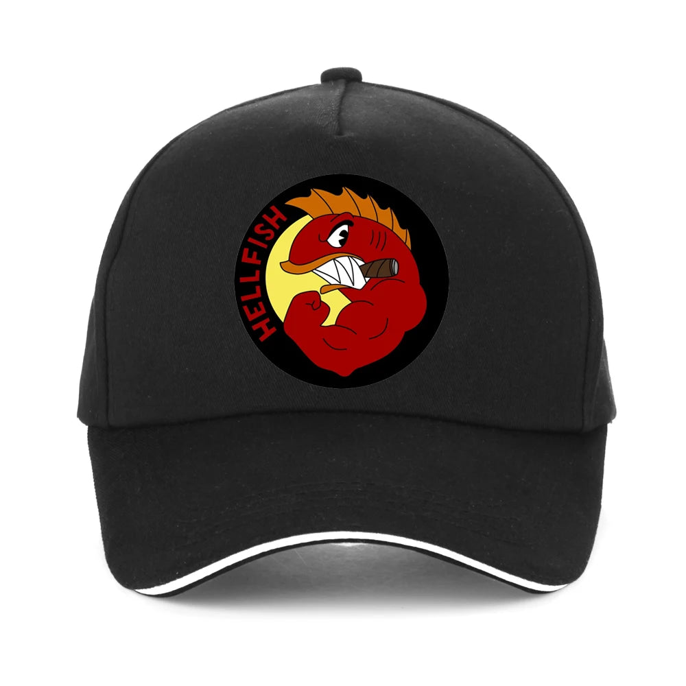 Flying Hellfish! Simpsons Baseball Cap