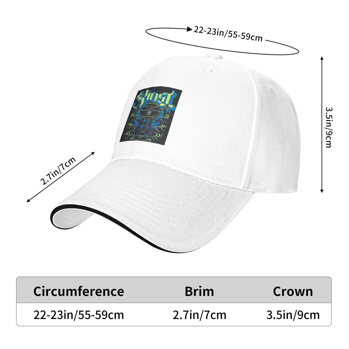 Rock Band Ghost BC Cap Casual Baseball Caps