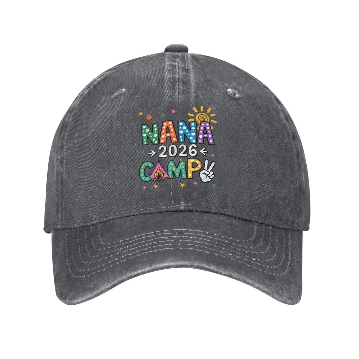 Nana Camp 2026 Family Vacation Summer Camping Unisex Style Baseball Caps